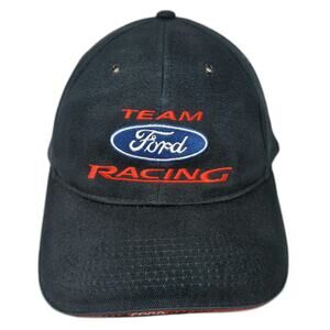 Drew Pearson Team Ford Racing Snapback Blue One Size Charter Member Cotton Hat